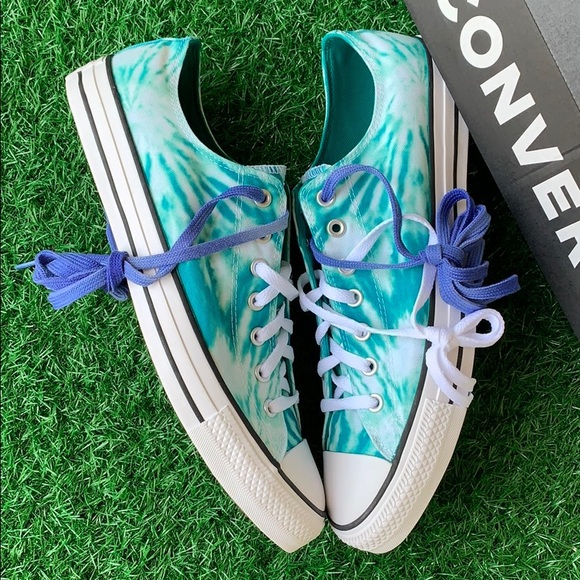 CONVERSE CTAS OX MALACHITE/GAME ROYAL/WHITE MEN’S - Picture 15 of 16